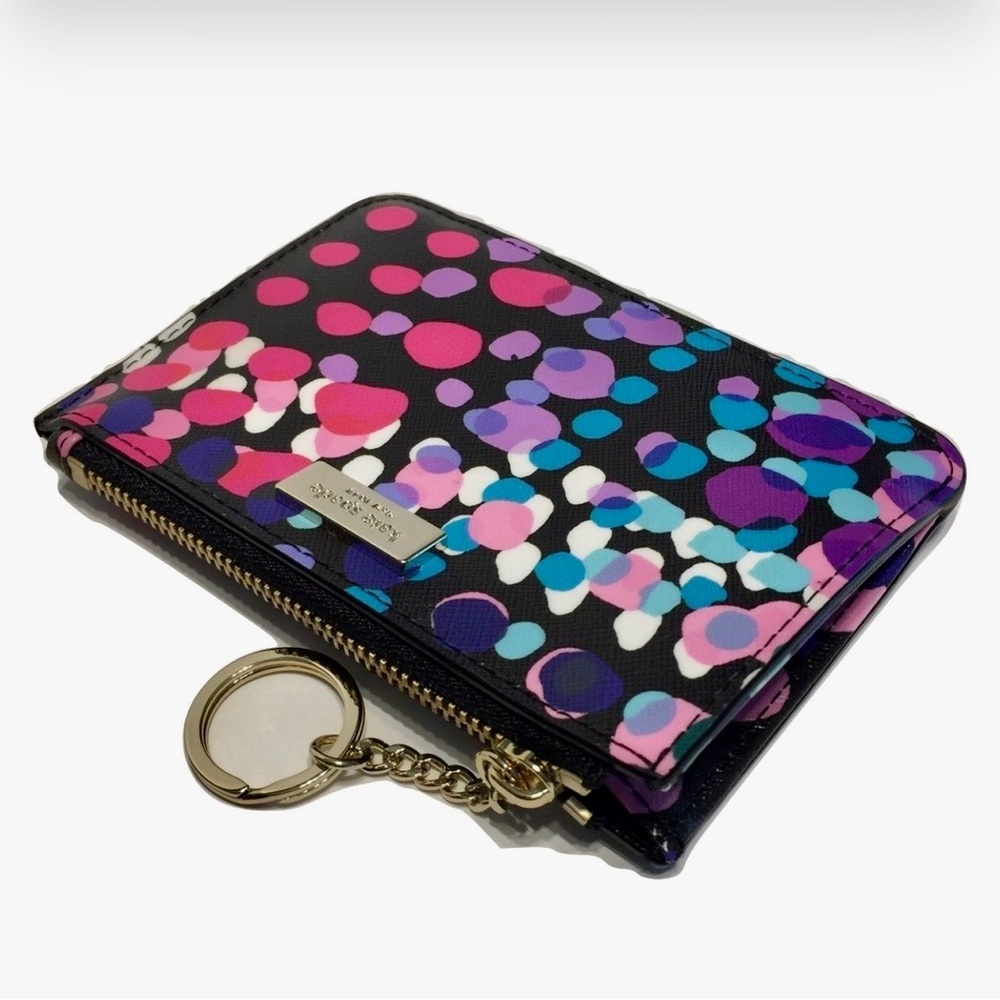 Kate Spade New York Laurel Way Bitsy Dotty Card Coin Case Wallet - Picture 12 of 13